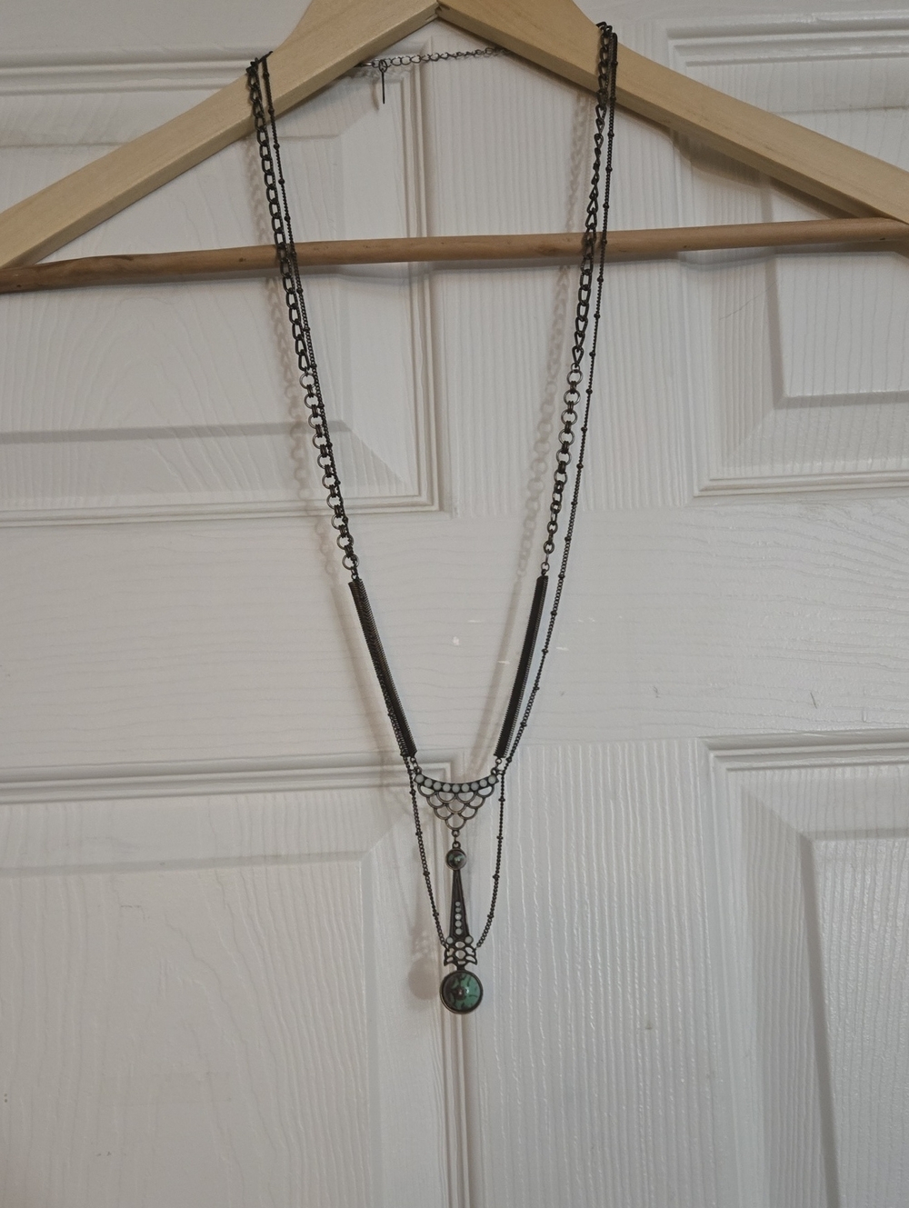 Free People Vintage-Inspired Multi-Strand Chatelaine Chain Necklace